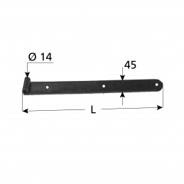 BANDELLA PESANTE MM.500 NERA