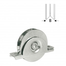 RUOTA SUPP.INT. GOLA V 8CM ZN