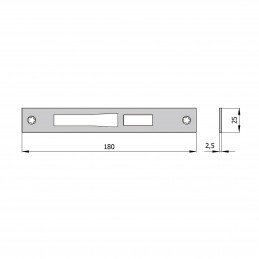 INCONTRO INOX MM.25 PER 1468