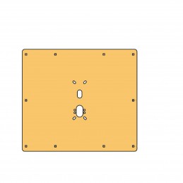 PIASTRA X BASC. LISCIA 45X40