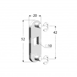 LEVETTA PIANA 20X3 ZN BI