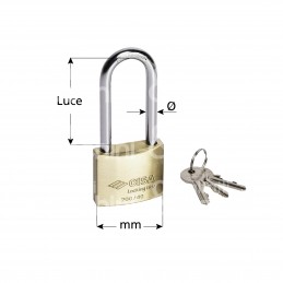 LUCCHETTO POP ARCO LUNGO MM.30