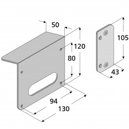 PIASTRA P/SERRAT.331-340 INOX