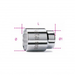 CH BUSSOLA POLIGONAL 3/8 6MM