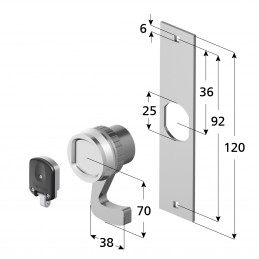 BLOCCO BASCULANTE INOX