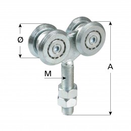 CARRELLO FISSO 4 CUSC. 24MM