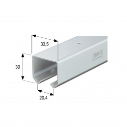 BINARIO 2,5 MT PORTATA 100 KG