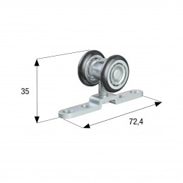 CARRELLO 2 RUOTE ACC/NYLON