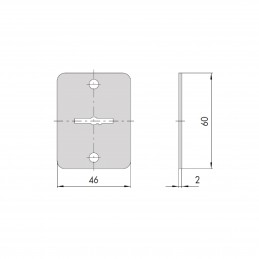 BORCHIA IN FERRO D.M. 46X60