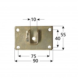 SUPPORTO 90X50 C/APPOGGIO Q.10