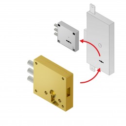 SERRATURA RICAMBIO CAF DX