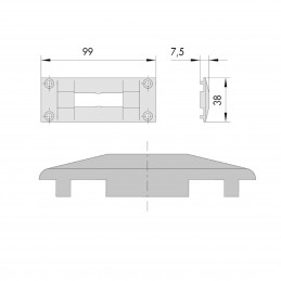 CONTROPIASTRA P/SERRATURE