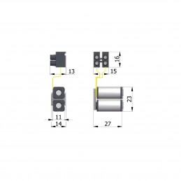 COPPIE BOBINE P/SERRATURE ELET